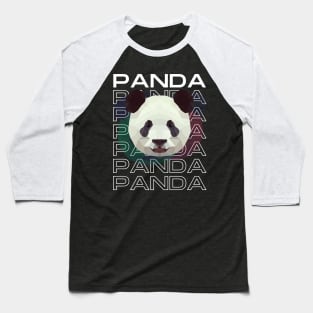 Cool Panda White Baseball T-Shirt